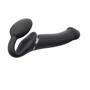 Безремневой страпон с вибрацией Strap-On-Me Vibrating Black L