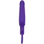 Анальная пробка Pipdream Silicone Groove Probe, 10,25х3,25 см, фиолетовый