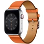 Аксесуар для Watch Apple Hermes Single Tour Swift Leather Orange (MXTM2) для Apple Watch 38/40/41mm