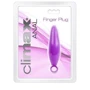 Анальный стимулятор Climax Anal Finger Plug, 8.8x2.5 см, фиолетовый