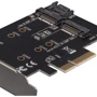 Frime PCI-E x4 to M.2 (B&M Key) NGFF (ECF-PCIEtoSSD001.LP): Тип Плата розширення