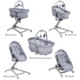 Ліжечко-стульчик 5 в 1 Chicco Baby Hug Pro, Earl Grey (87076.40): Тип кроватка-стульчик