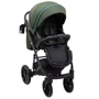 Коляска 2 в 1 Bair Marcel Light Экокожа BML-04 зеленая (680629): Ширина шасси 60 см