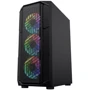 Корпус 1STPLAYER XF-4F2(AP)-BK Black: Форм-фактор материнской платы ATX/MicroATX