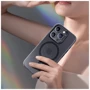 Чехол для iPhone Benks MagClap Lucid Armor Protective Black Titanium for iPhone 15 Pro : Материалы поликарбонат и полиуретан