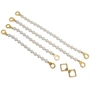 Жемчужные фиксаторы для рук и ног LOCKINK Pearl Handcuffs & Anklecuffs
