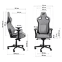 GT Racer Dark Gray/Black Suede (X-8005) фото 3