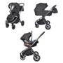 Универсальная коляска 3 в 1 Carrello Epica CRL-8510/1 Space Black + дождевик