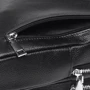Чоловіча сумка-слінг Borsa Leather чорна (k16603-black): Тип Сумки