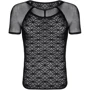 Мужская эротическая футболка Obsessive T102 black S/M/L