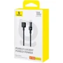 Кабель Baseus USB Cable to USB-C Gem Fast-Charging Data 100W 2m Black (P10373002111-01) фото 4