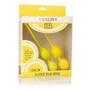 CalExotics Kegel Training Set Lemon вагинальные шарики, 9.5x3.25 см