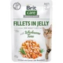 Вологий корм для котів Brit Care Adult Cat Fillets in Jelly with Wholesome Tuna pouch філе в желе з добірною курятиною та тунцем 85 г