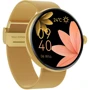 Смарт-часы Forever Forevive 5 SB-365 Gold + ремешок: Дисплей 1.3" AMOLED (360x360)