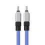 Кабель Baseus USB-C to USB-C CoolPlay Series 100W 1m Blue (CAKW000203): Длина 1 м