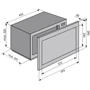 Встраиваемая микроволновая печь Ventolux MWBI 25 G BK TC: Вес 15 кг