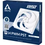 Кулер Arctic P14 PWM PST White (ACFAN00197A): Разъем 4pin