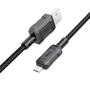 Кабель Hoco USB Cable to MicroUSB X94 Leader 2.4A 1m Black: Тип USB Cable - microUSB