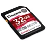 Карта пам'яті Kingston 32GB SDXC Class 10 UHS-II U3 Canvas React Plus (SDR2/32GB): Тип карти SDXC