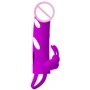 Насадка на член LYBAILE Pretty Love 5.5 "Vibrating Penis Sleeve Purple