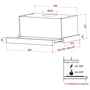 Вытяжка Perfelli TL 6602 C S/I 1000 LED фото 7