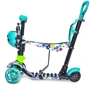 Самокат Scooter "Божа корівка" 5in1. Tiffany Flowers (багатофункціональний, з батьківською ручкою) - 618 800 396: Тип коліс литі