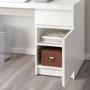Письмовий стіл ІКЕА Malm 140х65 см Білий (60214159): Висота, см 65