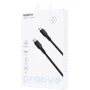 Кабель Proove Cable USB-C to USB-C Rebirth 60W 1m Black (CCRE60002201): Длина 1 м