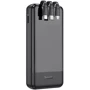 Зовнішній акумулятор Hoco Power Bank 20000mAh J114A with Cable Black