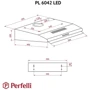 Вытяжка Perfelli PL 6042 I LED: Тип воздухоочистителя Рециркуляция, Отвод