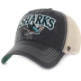 Мужская бейсболка 47 Brand San Jose Sharks черная (H-TSCLA22LAP-VB)