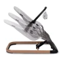 Кресло-качалка Kidwell LARO Grey/Wooden: Конструкция опоры без колесиков