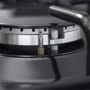 Варочная поверхность газовая Perfelli HGM 616 BL: Расположение панели спереди