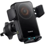 Держатель Baseus Car Holder Air Vent Wisdom Pro Wireless Charger 15W Black (C40381501123-00) for Apple iPhone 16 I 15 I 14 I 13 I 12 series