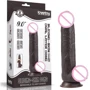 Фаллоимитатор LoveToy Sliding-Skin Dual Layer Dong 9" Black