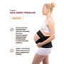 Бандаж для вагітних еластичний пояс на липучках UFT Bandage 1 M Black (UFTbandage1Mb): Фіксація Липучка