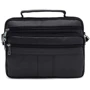 Мужская сумка через плечо Borsa Leather черная (K1090bl-black)