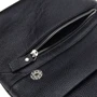 Мужская сумка планшет Borsa Leather черная (k10013-black): Фактура Матовая, Зернистая