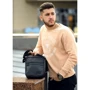 Мужская сумка через плечо Sambag Makros черная (70278001m): Пол Мужской