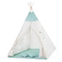 Детская палатка Springos Tipi XXL вигвам бело-мятная (TIP04)