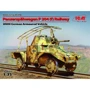 Залізничний німецький бронеавтомобіль Panzerspahwagen P 204 (f), II МВ WWII German armored vehicle Panzerspahwagen P 204 (f) Railway (ICM35376)