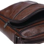 Мужская сумка планшет Borsa Leather коричневая (K18490-brown): Тип ручки Плечевой ремень