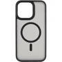 Чехол для iPhone Mobile Case TPU+PC Metal Buttons with MagSafe Black for iPhone 12 / 12 Pro
