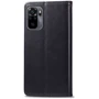 Аксесуар для смартфона Mobile Case Getman Gallant Black for Xiaomi Redmi Note 10/ Note 10s : Матеріал Искусcтвенная шкіра і Термополиуретан