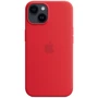 Чохол для iPhone Apple for iPhone 14 Silicone Case with MagSafe (PRODUCT)RED (MPRW3) : Матеріали Силикон