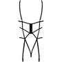 Сексуальное боди Obsessive Badossa black S/M