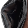 Чоловіча сумка планшет Borsa Leather чорна (1t8153m-black): Застібка Блискавка