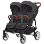 Коляска прогулочная для двойни Carrello Connect Serious Black (CRL-5502)