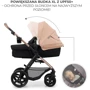 Універсальна коляска 3 в 1 Kinderkraft Moov 2 Sand Beige (KSMOOV02BEGEV00) фото 25