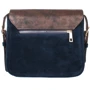 Женская сумка почтальонка Laskara темно-синяя (LK10189-bronze-navy): Тип Сумки